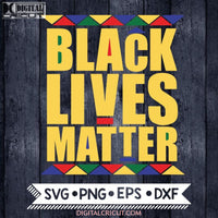 Black Lives Matter Blm Svg Afro Cricut File Png