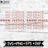 Blm Svg No Justice Peace Black Lives Matter Social Afro