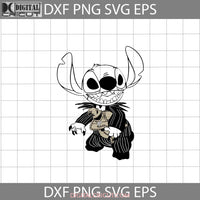 Stitch Inspired Jack Skellington Svg Halloween Cricut File Clipart Png Eps Dxf