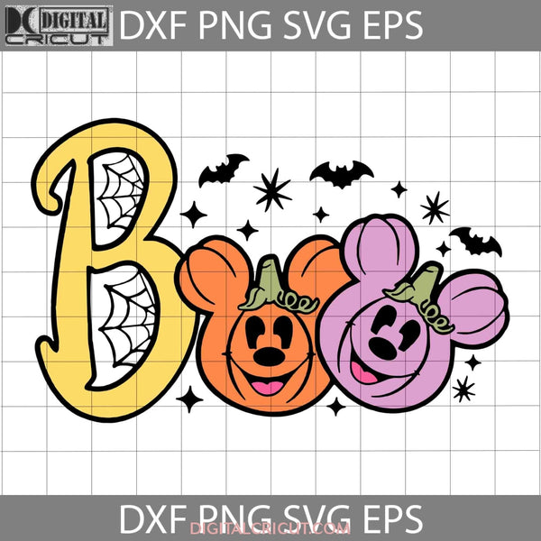 Boo Ears Svg Halloween Pumpkin Fall Svg Cricut File Clipart Png Eps Dxf