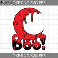 Boo Moon Blood Svg Funny Halloween Cricut File Clipart Png Eps Dxf