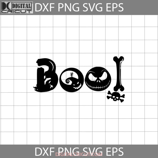 Boo Svg Bones Spooky Svg Halloween Cricut File Clipart Png Eps Dxf