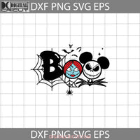 Boo Svg Jack Skellington And Sally Halloween Svg Cricut File Clipart Png Eps Dxf