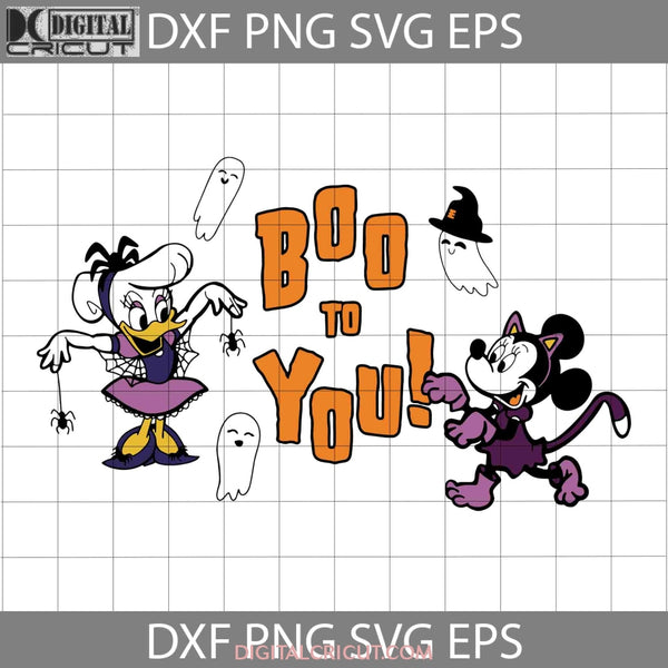 Boo To You Svg Halloween Cricut File Clipart Png Eps Dxf