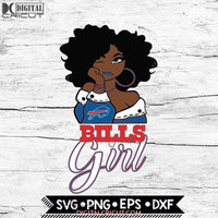 Buffalo Bills Girl Svg, NFL Svg, Cricut File, Svg, Football Svg, Black Woman Svg, BLM Svg