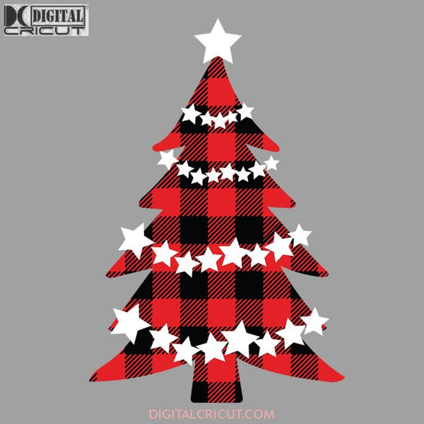 Buffalo Plaid Christmas Tree Svg, Santa Svg, Snowman Svg, Christmas Svg, Merry Christmas Svg, Bake Svg, Cake Svg, Cricut File, Clipart, Svg, Png, Eps, Dxf