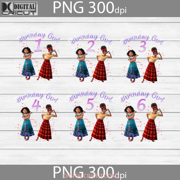 Bundle Birthday Girl Png Mirabel Dolores Madrigal Encanto Images Digital 300Dpi