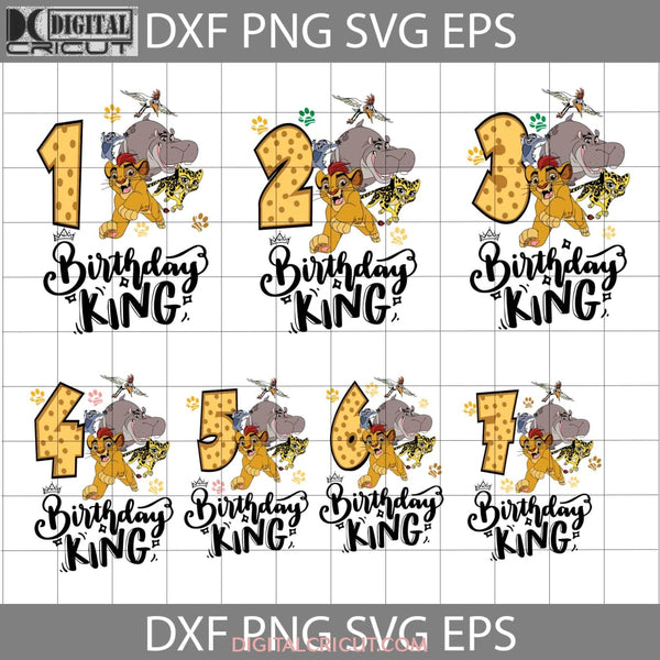 Bundle Birthday King Svg Lion The Svg Ed Simba Cricut File Clipart Png Eps Dxf