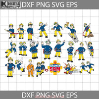 Fireman Sam And Friends Svg Bundle Cartoon Cricut File Clipart Png Eps Dxf