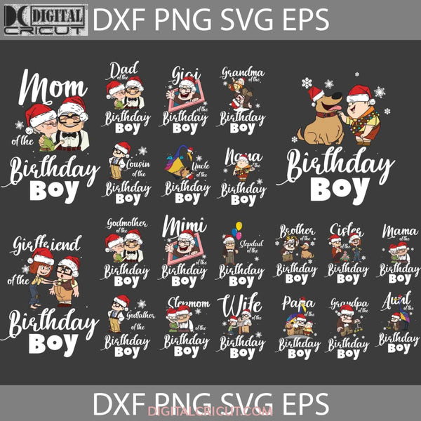 Bundle Family Birthday Boy Svg Christmas Cricut File Clipart Png Eps Dxf