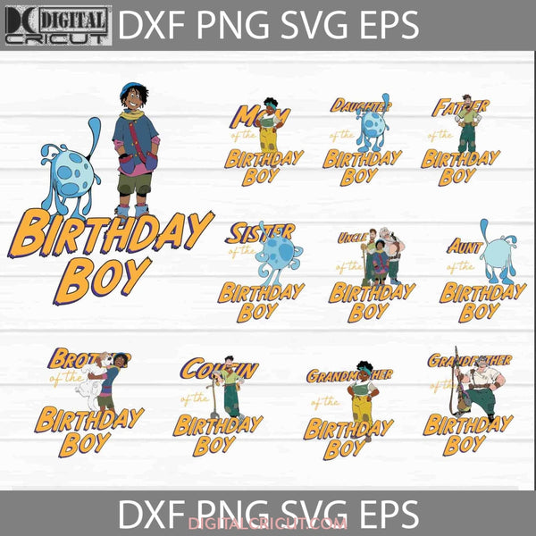 Bundle Family Birthday Boy Svg Cricut File Clipart Png Eps Dxf