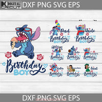 Bundle Family Birthday Boy Svg Lilo And Stitch Svg Cricut File Clipart Png Eps Dxf