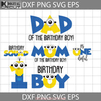 Bundle Family Birthday Boy Svg Minion Cricut File Clipart Png Eps Dxf