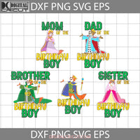 Bundle Family Birthday Boy Svg Robin Hood Cartoon Cricut File Clipart Png Eps Dxf