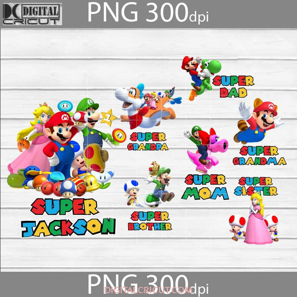 Bundle Family Png Super Mario Game Birthday Images 300Dpi