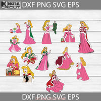 Bundle Princess Svg Christmas Gift Cricut File Clipart Png Eps Dxf