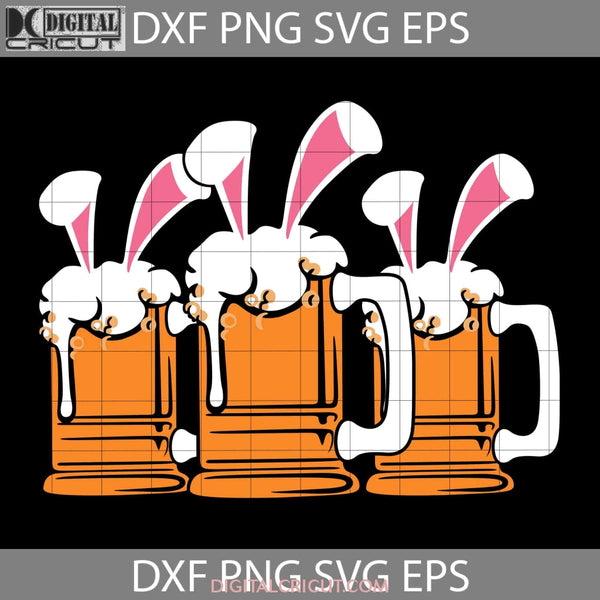 Bunny Beer Drinking Easter Day Svg Easters Svg. Cricut File Clipart Png Eps Dxf