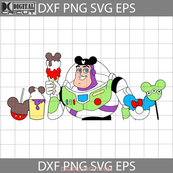 Buzz Lightyear Svg Toy Story Cartoon Cricut File Clipart Png Eps Dxf