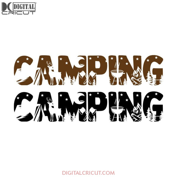 Camping svg, Cricut File, Svg, Bundle