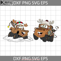 Car Christmas Svg Lightening Mc Queen Bundle Cartoon Gift Cricut File Clipart Png Eps Dxf