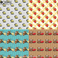 Cars Seamless Pattern Digital Papers Scrapbook Paper Background Wallpaper 12*12Inches -300Dpi