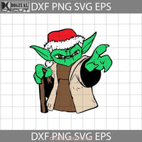 Yoda Santa Svg Baby Star Wars Svg Cartoon Christmas Svg Gift Cricut File Clipart Png Eps Dxf