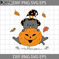 Cat Halloween Svg Pumpkin Gift Funny Cuties Horror Cricut File Clipart Svg Png Eps Dxf