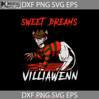 Freddy Krueger Cat Sweet Dreams Villianwenn Svg Halloween Svg Gift Cricut File Clipart Png Eps Dxf