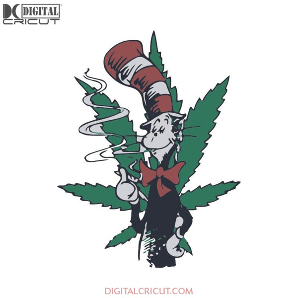 Smoke Weed Svg, The Cat In The Hat Svg, Dr. Seuss Svg, Dr Seuss Svg, Thing One Svg, Thing Two Svg, Fish One Svg, Fish Two Svg, The Rolax Svg, Png, Eps, Dxf
