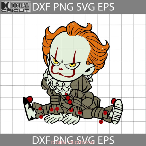 Pennywise Svg Movie Character Halloween Svg Gift Cricut File Clipart Png Eps Dxf