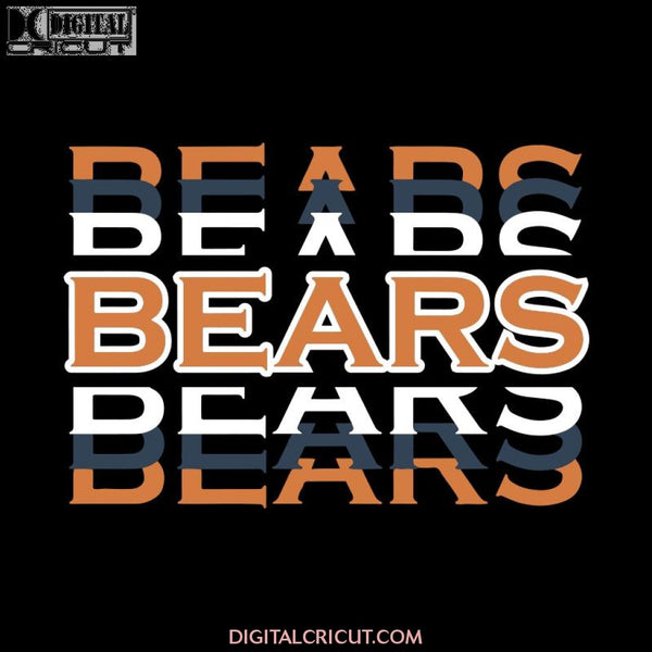 Chicago Bears Svg, Love Bears Svg, Football Bears Svg, NFL Svg, Cricut File, Clipart, Sport Svg, Football Svg, Love Sport Svg3