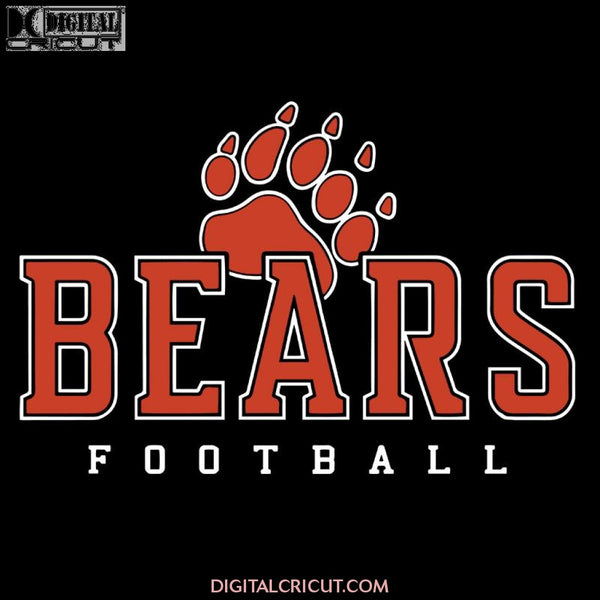 Chicago Bears Svg, Love Bears Svg, Football Bears Svg, NFL Svg, Cricut File, Clipart, Sport Svg, Football Svg, Love Sport Svg6