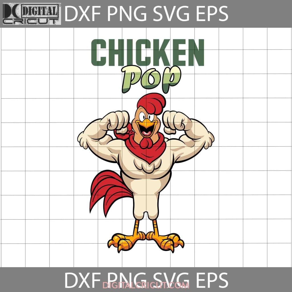 Chicken Pop Svg, Chicken Dad Svg, Pop Svg, Happy Father’s Day Svg, Dad ...