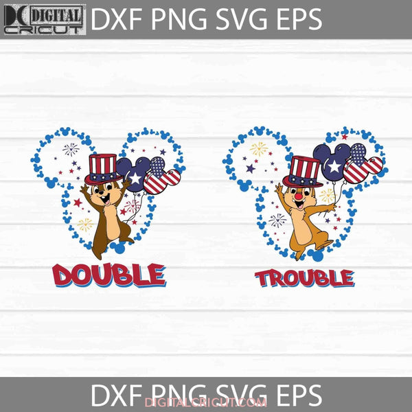 Chip And Dale 4Th Of July Svg Mickey Mouse Head Independence Day Bundle Cricut File Clipart Png Eps