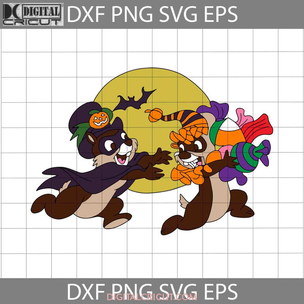 Chip And Dale Costume Svg Candy Halloween Hallowen Gift Cricut File Clipart Png Eps Dxf