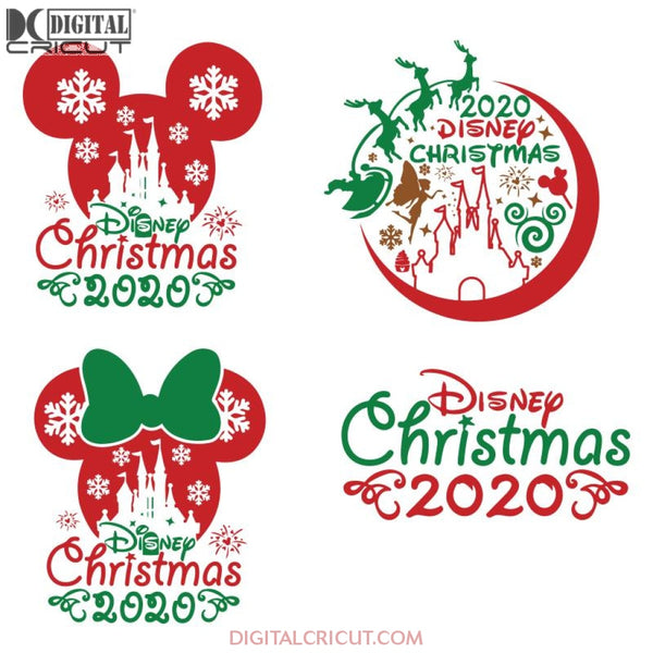 Disney Christmas 2020 Svg, Christmas 2020 Mickey And Minnie Mouse Svg, Cricut File, Clipart, Christmas Svg, Disney Christmas Svg