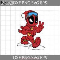 Deadpool Christmas Hat Svg Cartoon Gift Cricut File Clipart Png Eps Dxf