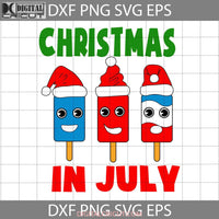 Christmas In July Ice Popsicle Santa Hat Svg Cricut File Clipart Png Eps Dxf