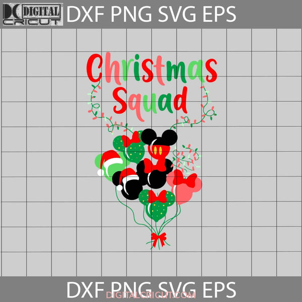 Christmas Squad Svg Mickey And Minnie Svg Cartoon Svg Gift Cricut File Clipart Png Eps Dxf
