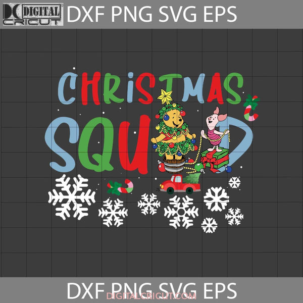 Christmas Squad Svg Tree Gift Cricut File Clipart Png Eps Dxf