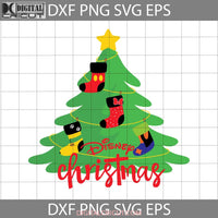 Christmas Stockings Tree Svg Cricut File Clipart Png Eps Dxf