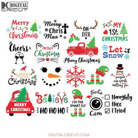 Christmas Svg, Bundle, Christmas Svg, Cricut File, Silhouette, Elf Svg, Santa Svg, Trucks Svg