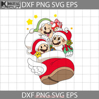 Super Mario Christmas Svg Game Gift Cricut File Clipart Png Eps Dxf