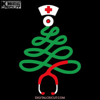 Christmas Tree Nursing Shirt Funny Nurse RN LPN Squad Gift Svg, Christmas Svg, Merry Christmas Svg, Cricut File, Clipart, Nurse Svg, Png, Eps, Dxf