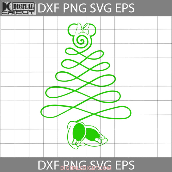 Christmas Tree Svg Cricut File Clipart Png Eps Dxf