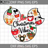 Christmas Vibes Carnival Food Svg Xmas Family Vacation Cricut File Clipart Png Eps Dxf