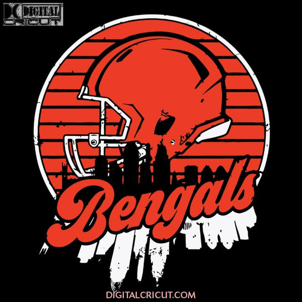 Cincinnati Bengals Heart Svg, Cricut File, Clipart, Football Svg, NFL Svg, Sport Svg, Love Football Svg, Png, Eps, Dxf10