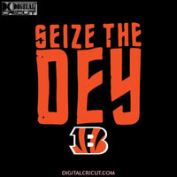 Cincinnati Bengals Heart Svg, Seize The Dey Bengals Svg, Cricut File, Clipart, Football Svg, NFL Svg, Sport Svg, Love Football Svg