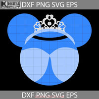 Cinderella Mouse Head Svg Cartoon Cricut File Clipart Png Eps Dxf