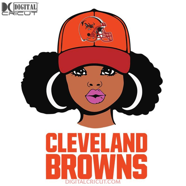 Cleveland Browns Black Girl Love Svg, Cricut File, NFL Svg, Sport Svg, Football Svg, Love Svg, Black Woman Svg, Clipart, Svg, Png, Eps, Dxf